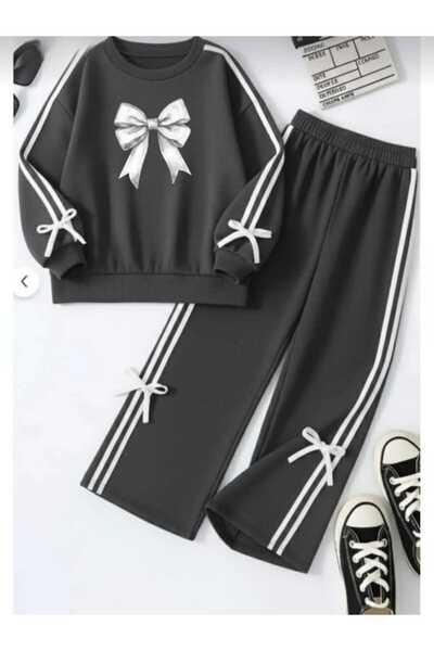 DOCE ELEGANTE Bow Printed Tracksuit Set