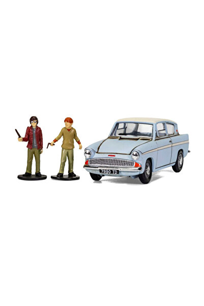 CORGI Macheta Flying Ford Anglia Harry Potter și figurine, 9 cm,
