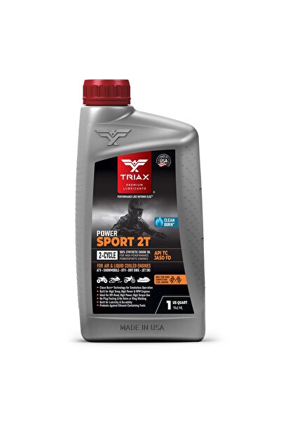 Triax Ulei de Motor Sintetic Power Sport 2T - Ulei Pentru Motoare in 2 Timpi,...
