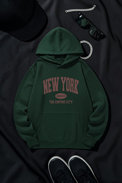 uyguntarz New York Printed Oversize Sweatshirt