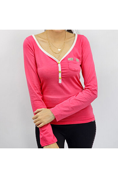 dorbe Women's Pink Long Sleeve Blouse