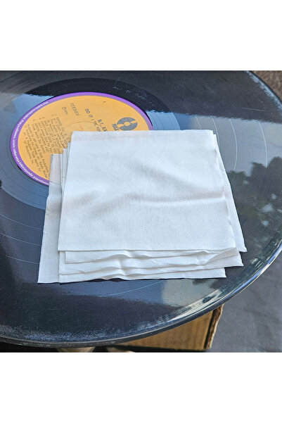KİOfisi Plak Temizleme Bezi 10'lu Set – Mikrofiber Antistatik Vinil Plak Bakım Bezi – Toz ve Statik Giderici – Groove Dostu