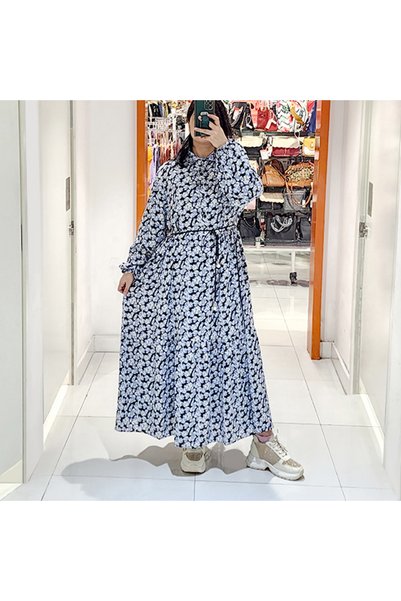 dorbe Women's Floral Long sleeve Maxi Dress
