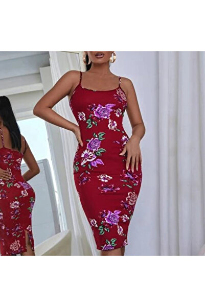 dorbe Women's Floral Bodycon Sleeveless Dress