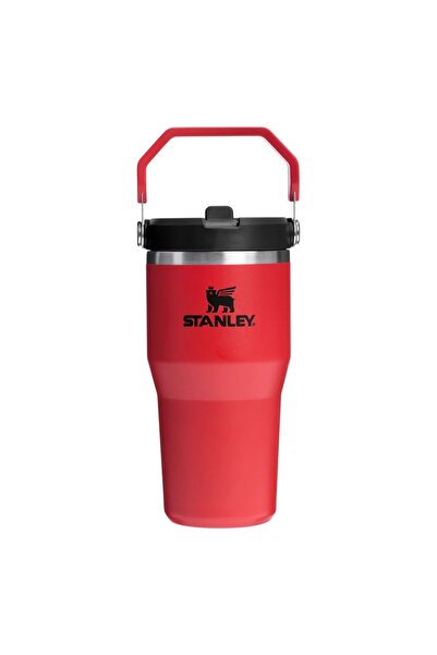 Stanley IceFlow Flip Straw Tumbler Pipetli Termos 0.60 LT Chili Black