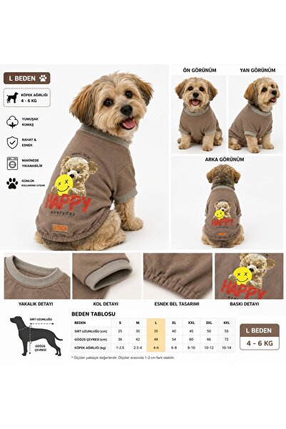 HAPPY EVERYDAY ULTRA RAHAT KÖPEK KIYAFETİ