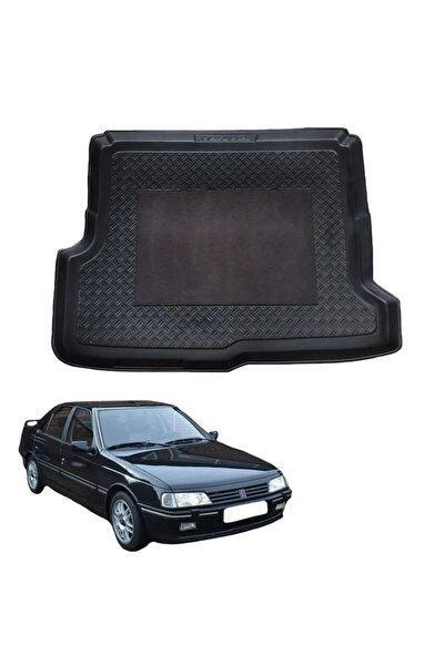 PEX Πατάκι πορτμπαγκάζ τύπου λεκάνης για Peugeot 405 1992-1996 Μαύρο