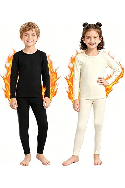 GENERAL Children's Thermal Underwear Set, Kids Thermal Base Layer Set, Soft a...