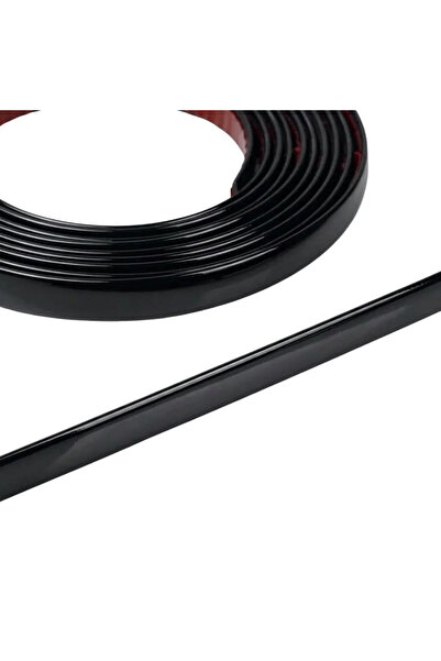 ENZ SHOP Bandă decorativă autoadezivă pentru perete și mobilă, negru, 1,1 cm ...