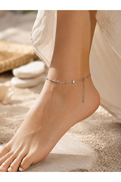 G Sport POLO Steel Stainless Women's Foot Anklet