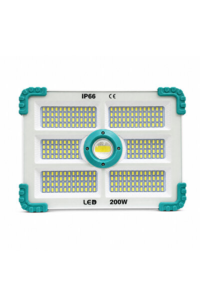 Watton 200W Işık Gücü 3.000 Lümen Solar Güneş Enerjili Şarjlı Lamba WT-738