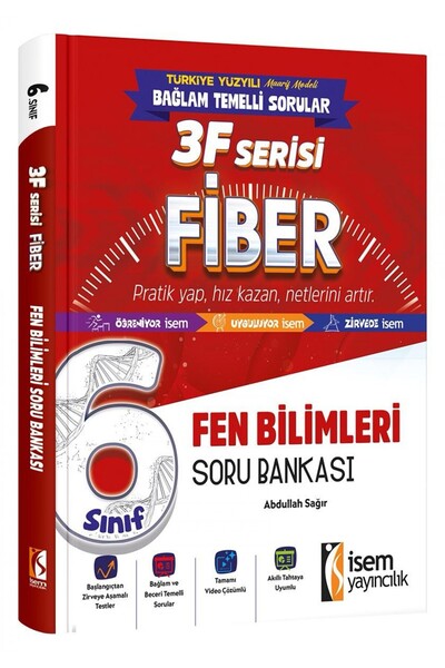 İsem Yayıncılık İsem 6. Sınıf Fiber Fen Bilimleri Soru Bankası