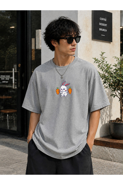 ENB1R MODA Unisex Basic Regular Fit Μπλουζάκι με λαιμόκοψη ποδηλάτου, κοντό μ...
