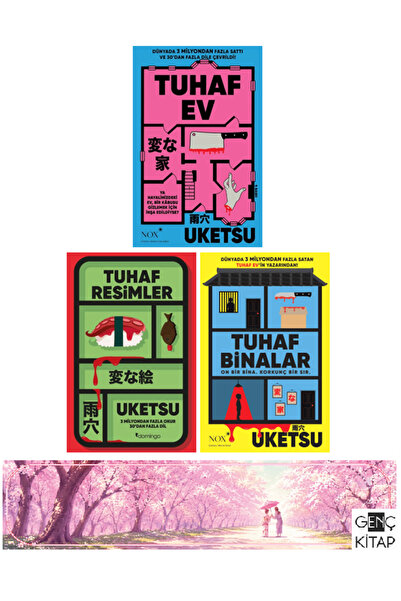 Destek Yayınları Tuhaf Ev - Tuhaf Resimler - Tuhaf Binalar 3 Kitap Set Uketsu...