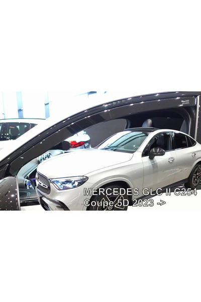 Heko Σετ Ανεμοθραυστών Αυτοκινήτου Mercedes Εμπρόσθια Σκούρα Φιμέ για Mercede...