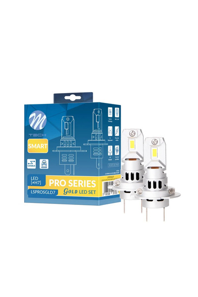 M-TECH Λάμπες Αυτοκινήτου H7 Canbus LED 4000K Λευκό 12V 48W 2 τεμάχια