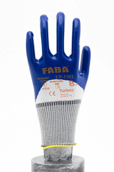 FABA Ep-1302 Nitrile Coated Polyester Knitted Gloves
