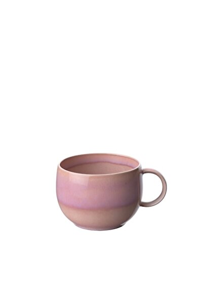 Villeroy & Boch Ceașcă de cafea cu farfurioară Perlemor Coral, porțelan, 270 ...