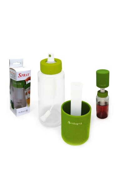 Vin Bouquet Pulverizator de ulei și oțet, 250 ml, verde/transparent