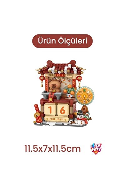 Loz LZ4813 YENİ YIL TAKVİMİ 631 PARÇA BLOCK