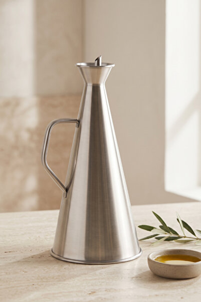 Sevinse Home OLEA Mini Paslanmaz Çelik Sıvı Yağdanlık 650 ml