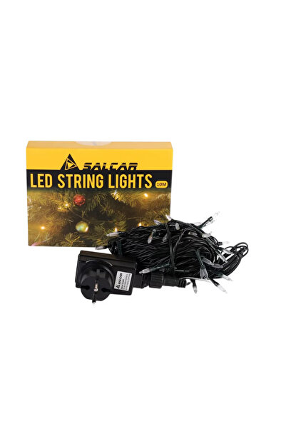 SALCAR Instalatie tip snur cu 100 de LED uri Salcar, lungime totala 10 m, 31V...