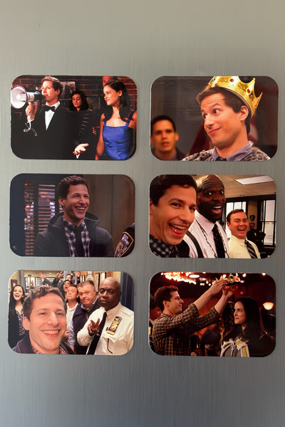 Cool Stuff Studio Brooklyn Nine-Nine 6'lı Buzdolabı Magneti