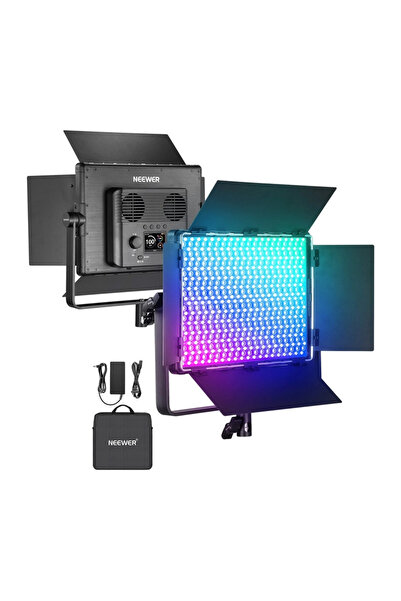 NEEWER Panou de lumină LED RGB RBB1200, 60W, 2500-10000K, CRI 96+, TLCI 97+