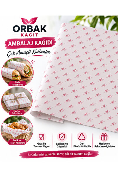 Orbak Kağıt Packaging Paper 35X50 cm 42 Gr Food Contact Suitable Packaging an...
