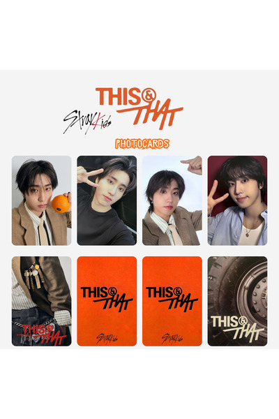 Kpop Dünyasi STRAY KIDS Han '' This & That '' Photocards Set