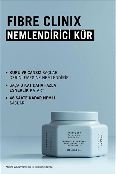 Schwarzkopf Fibre Clinix Nemlendirici Kür 250ml | Kuru ve Cansız Saçlar