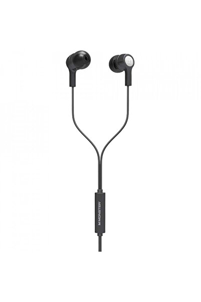 MONSTER Casti N-Tune-50, Microfon, Buton Control, Mufa Jack 3,5 mm, Negru