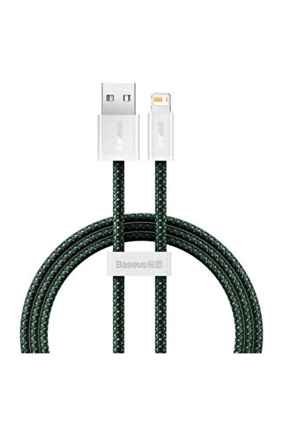 Baseus Cablu USB pentru seria Lightning Dynamic 2, 2.4A, 1m (verde)