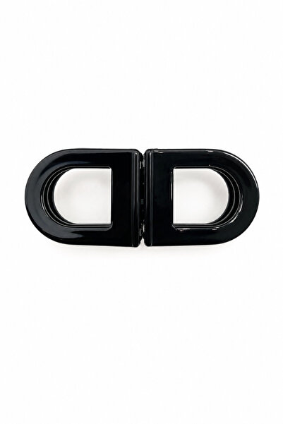 Jack Ferrero Shiny Black Large Size Hair Clip Claw Clip Women's Accessory