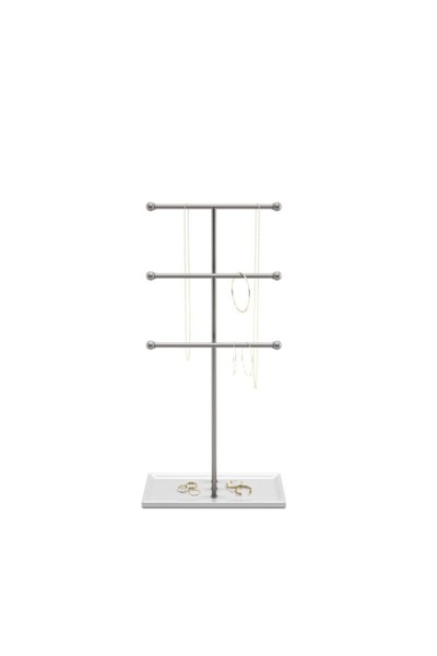umbra Suport pentru bijuterii, Umbra, Trigem, Metal, 22.9 x 10.2 x 48.3 cm, Gri