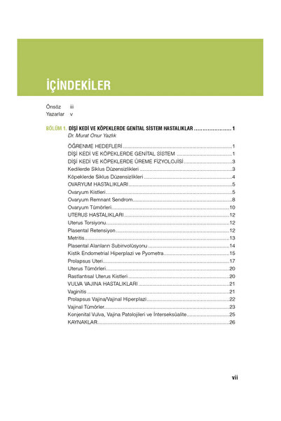 Güneş Tıp Kitabevleri Veteriner Hekimliği Küçük Hayvanlarda Ürogenital Sistem Hastalıkları Akıl Notları