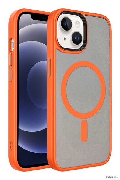 Joko Zngzrmll iPhone 15 Megane Magsafe Cover (165311) - Orange