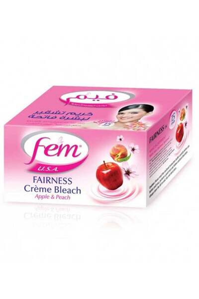 Femusa fem U.S.A Fairness Apple And Peach Cream Bleach 50g