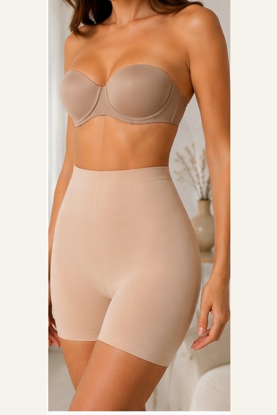 nisaNCa Recovery Laser Cut Non-Marking Boxer Shorts Corset - High Waist - Firming