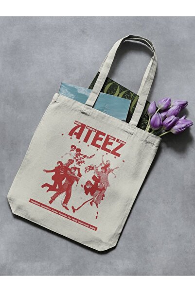 redame ateez Kpop idol Y2K Bez çanta Tote Bag gnarly gabriela