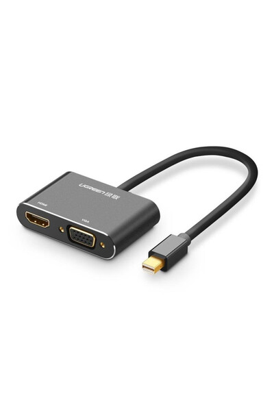 Ugreen Adaptor HDMI / VGA - mini DisplayPort Full HD 1080p negru (MD115 20422)