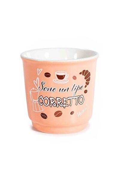 Decorer Cana de porțelan multicoloră pentru cafea Coffee III Ø 6 cm x 6 H, 90 ml
