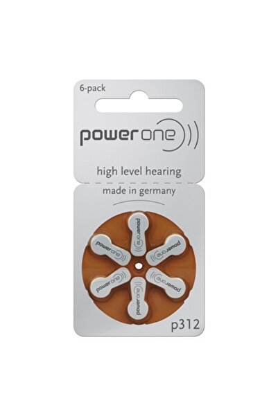 Varta ΜΠΑΤΑΡΙΕΣ ΑΚΟΥΣΤΙΚΩΝ ΒΑΡΗΚΟΪΩΝ POWER ONE P312 ΜΠΛΙΣΤΕΡ 6