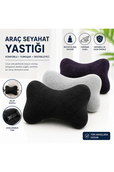 Altex Araç boyun yastığı tek (1adet) renk farklılık gösterebilir