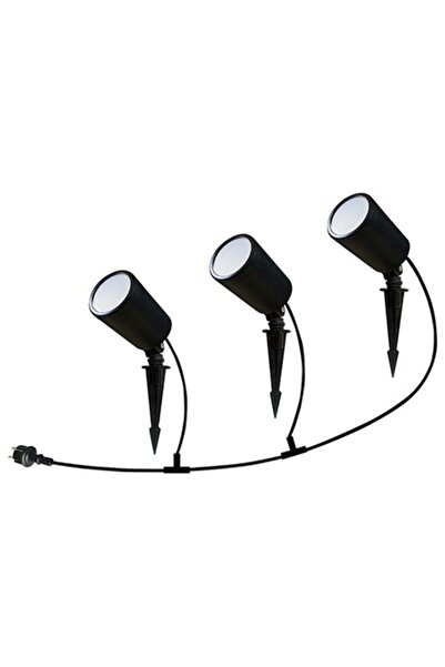 V-TAC SET CORP Φωτιστικό LED RGB 3IN1 5.2W IP65 - Μαύρο