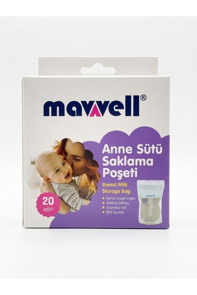 MG Mawell Anne Sütü Saklama Poşeti 20 li