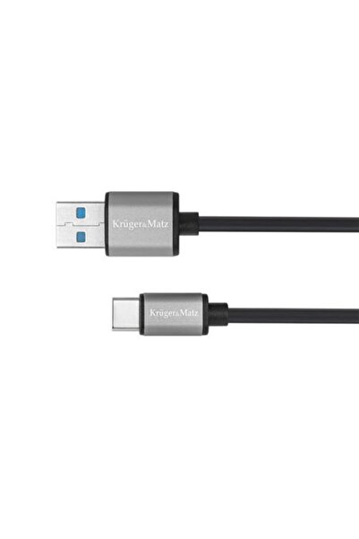 Kruger&Matz Кабел USB 3.0 - USB Type C 5 Gbps 1м