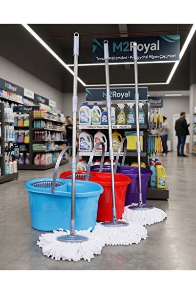 Zambak Plastik Zambak Spinli Temizlik seti