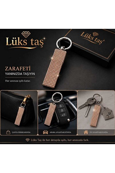 Lüks Taş taşlı anahtarlık