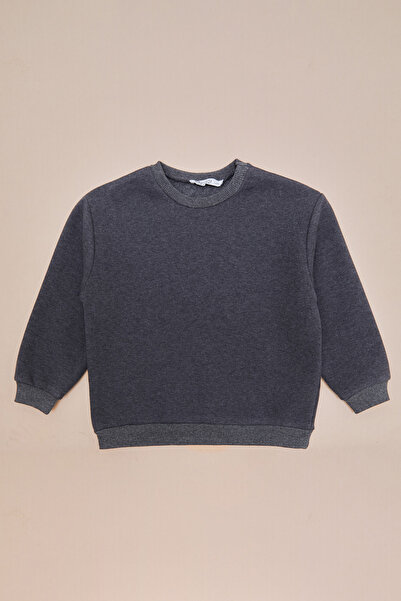 Fulla Moda 3 Thread Basic Unisex Kids Sweatshirt